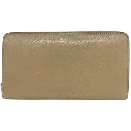 Pre-owned Wallets, female, , Size: ONE SIZE Pre-owned Leather wallets - Celine Vintage - Modalova