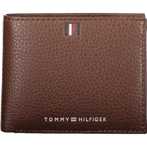 Wallets & Cardholders, male, , Size: ONE SIZE Men's Wallet with Contrast Details - Tommy Hilfiger - Modalova