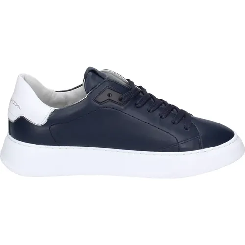 Leder Herren Sneakers Stylische Schuhe , Herren, Größe: 44 EU - Philippe Model - Modalova