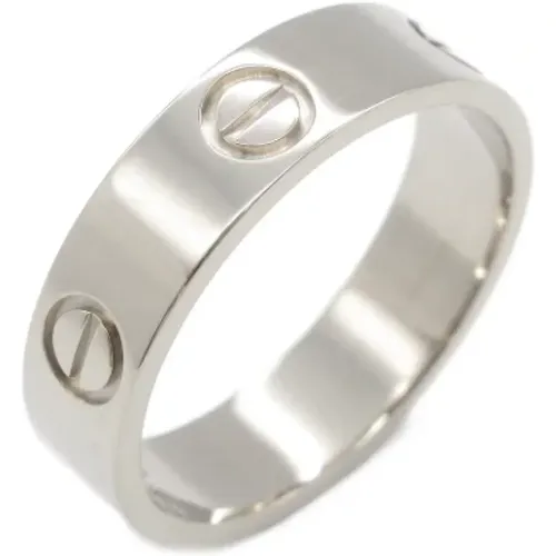 Pre-owned White Gold rings , female, Sizes: ONE SIZE - Cartier Vintage - Modalova