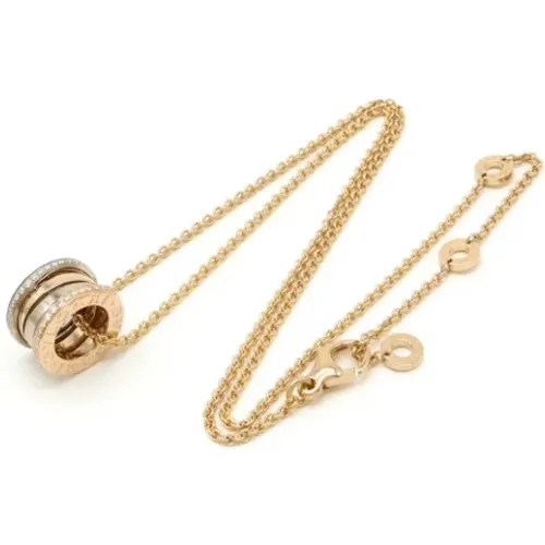 Pre-owned Jewellery, female, , Size: ONE SIZE Pre-owned Rose Gold necklaces - Bvlgari Vintage - Modalova