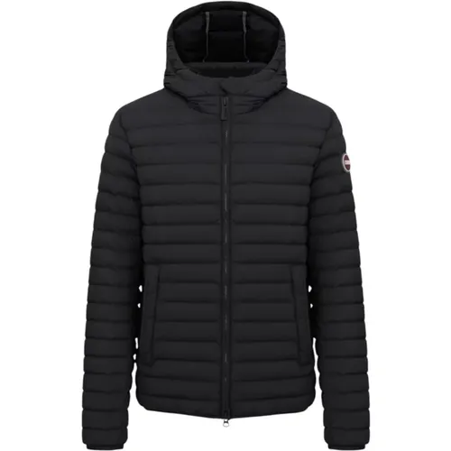 Down Jackets, male, , Size: 4XL Lightweight Hooded Down Jacket - Colmar - Modalova
