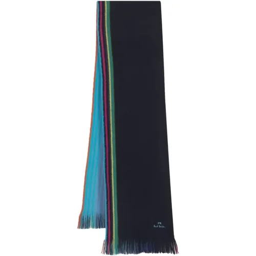 Reversible Stripes Men Scarf , male, Sizes: ONE SIZE - PS By Paul Smith - Modalova