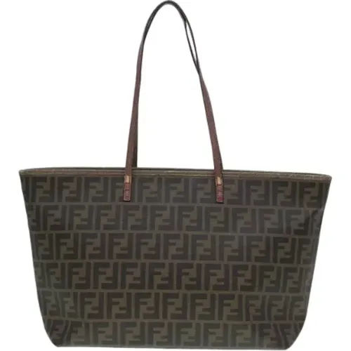 Pre-owned Tote Bags, female, , Size: ONE SIZE Pre-owned Canvas totes - Fendi Vintage - Modalova