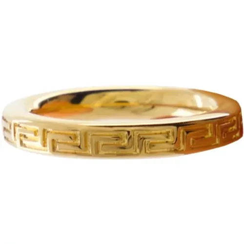 Rings, unisex, , Size: 49 MM Greca Ring - Versace - Modalova