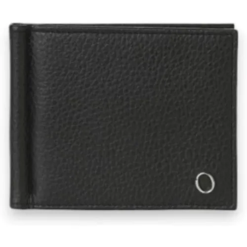 Wallets & Cardholders, male, , Size: ONE SIZE Men's Leather Wallet with Anti-Cloning System - Orciani - Modalova