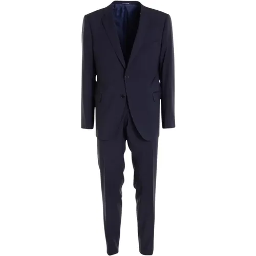 Luxury Wool Single Breasted Suit , male, Sizes: 3XL, S, 2XL - Emporio Armani - Modalova