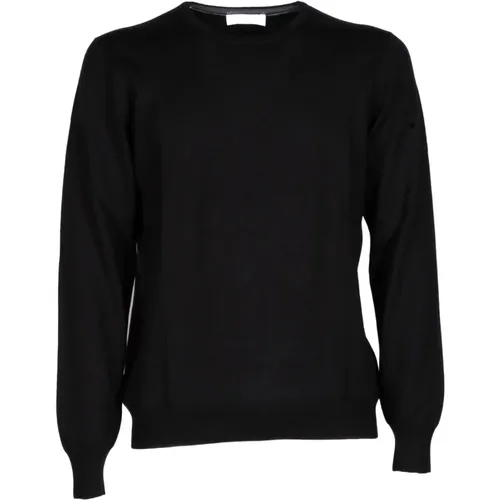 Merinos Nero Wool Sweater , male, Sizes: 3XL, 5XL - Gran Sasso - Modalova