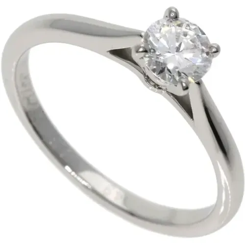 Pre-owned Platinum rings , female, Sizes: ONE SIZE - Cartier Vintage - Modalova