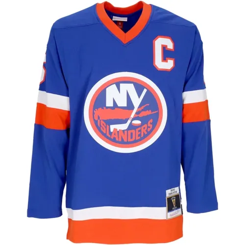 Sportswear, male, , Size: M Vintage NHL Hockey Jersey Potvin 1982 - Mitchell & Ness - Modalova