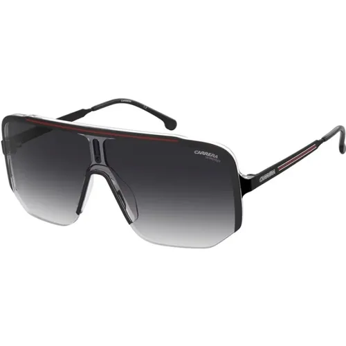 Sportliche Sonnenbrille Schwarz Rot Dunkelgrau , unisex, Größe: ONE Size - Carrera - Modalova