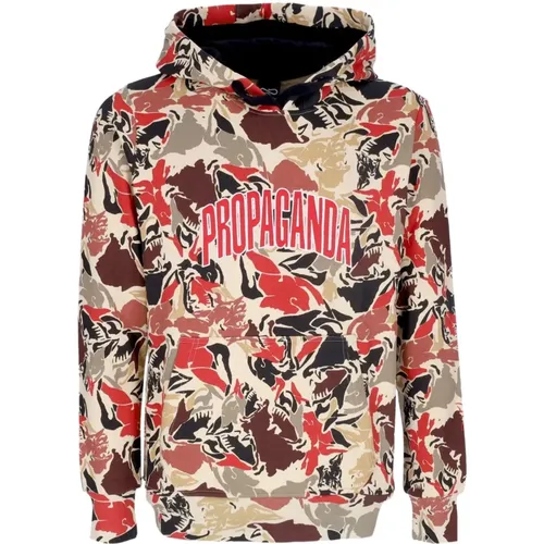 College Hoodie with All Over Print , male, Sizes: M, L, XL, S - Propaganda - Modalova