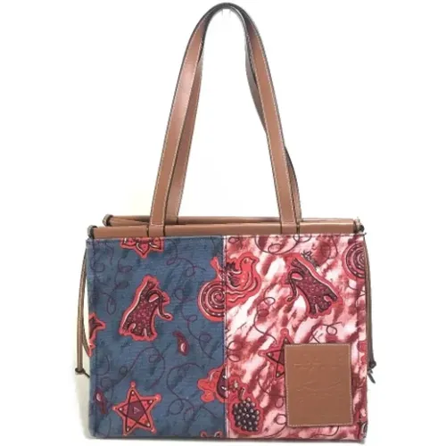 Pre-owned Tote Bags, female, , Size: ONE SIZE Pre-owned Fabric handbags - Loewe Pre-owned - Modalova