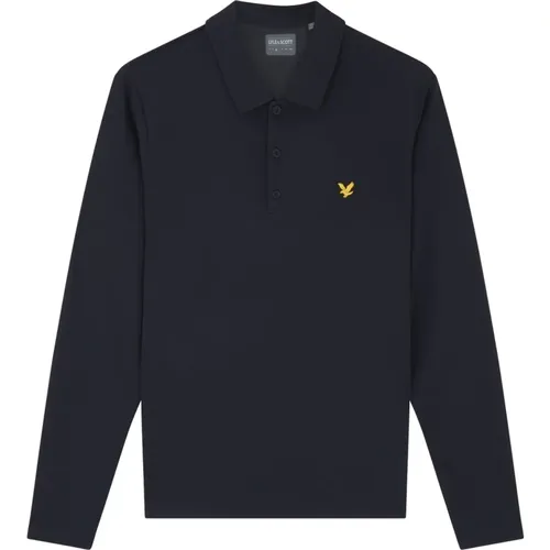 Langarm Tech Polo Shirt , Herren, Größe: XS - Lyle & Scott - Modalova