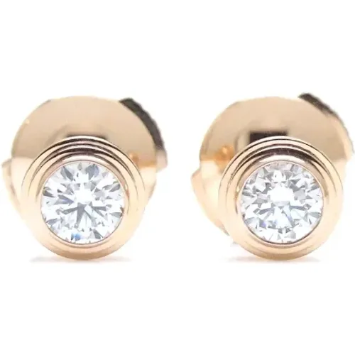 Pre-owned Jewellery, female, , Size: ONE SIZE Pre-owned Metal earrings - Cartier Vintage - Modalova