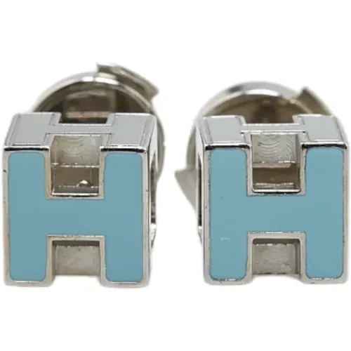 Pre-owned Metal earrings , female, Sizes: ONE SIZE - Hermès Vintage - Modalova