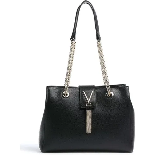 Gold Divina Shoulder Bag , female, Sizes: ONE SIZE - Valentino by Mario Valentino - Modalova