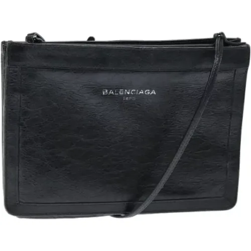 Pre-owned Cross Body Bags, female, , Size: ONE SIZE Pre-owned Leather shoulder-bags - Balenciaga Vintage - Modalova