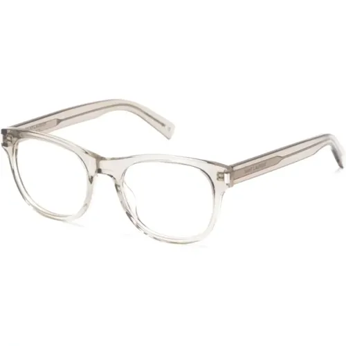 Braun/Havanna Optische Brille , unisex, Größe: 53 MM - Saint Laurent - Modalova