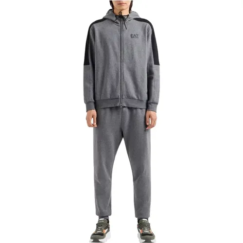 Training Sets, male, , Size: 2XL Sporty Visibility Jogger Tracksuit - Emporio Armani EA7 - Modalova