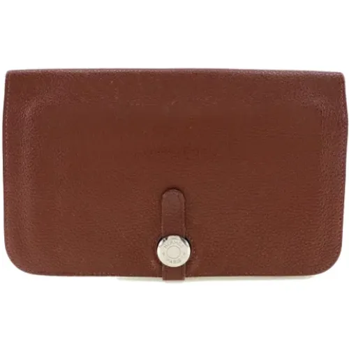 Pre-owned Leather wallets , female, Sizes: ONE SIZE - Hermès Vintage - Modalova