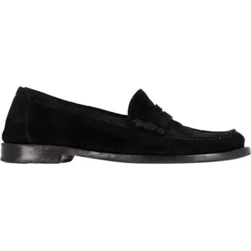 Pre-owned Flats, male, , Size: 8 US Pre-owned Suede flats - Yves Saint Laurent Vintage - Modalova