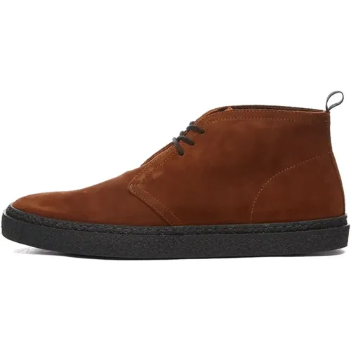 Suede Desert Ankle Boots , male, Sizes: 6 UK, 10 UK - Fred Perry - Modalova