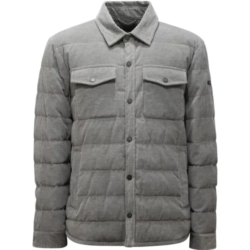 Winter Jackets, male, , Size: S Corduroy Down Jacket, Model R52177 - PESERICO - Modalova