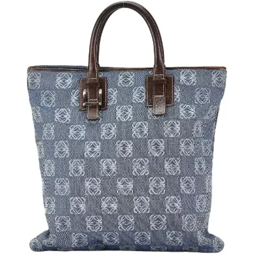 Pre-owned Tote Bags, female, , Size: ONE SIZE Pre-owned Canvas handbags - Loewe Pre-owned - Modalova