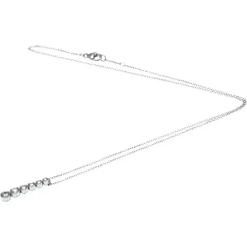 Pre-owned Jewellery, female, , Size: ONE SIZE Pre-owned Platinum necklaces - Tiffany & Co. Pre-owned - Modalova