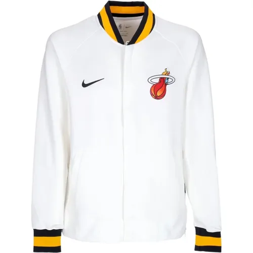 Miami Heat Lightweight Sweatshirt Jacket , male, Sizes: M, L, XL - Nike - Modalova