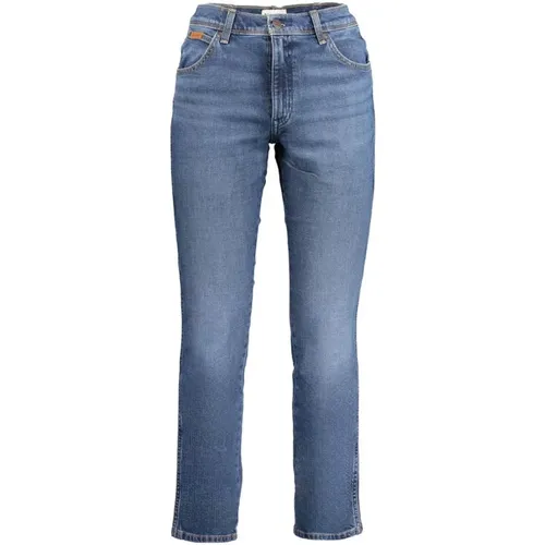 High Rise Slim Gerades Jeans , Herren, Größe: W30 L32 - Wrangler - Modalova