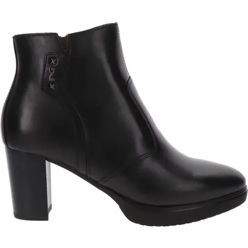 Leder Stiefeletten für Damen , Damen, Größe: 39 EU - Nerogiardini - Modalova