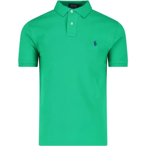 Grüne Polo T-Shirts und Polos , Herren, Größe: M - Ralph Lauren - Modalova