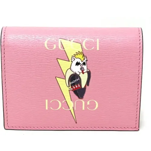 Pre-owned Wallets, female, , Size: ONE SIZE Pre-owned Leather wallets - Gucci Vintage - Modalova