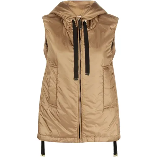 Wasserdichte Kapuzenjacke , Damen, Größe: 2XS - Max Mara - Modalova