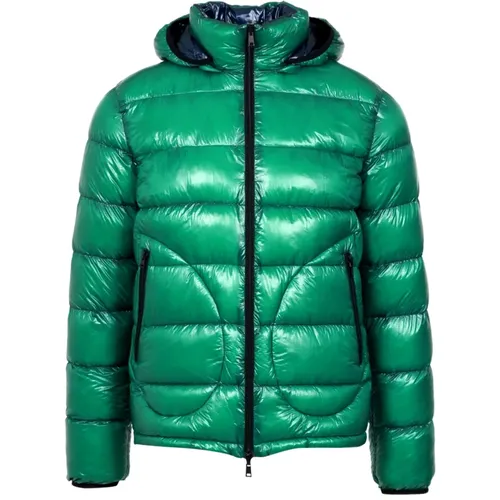 Glossy Water-Resistant Down Jacket , male, Sizes: XL - Herno - Modalova