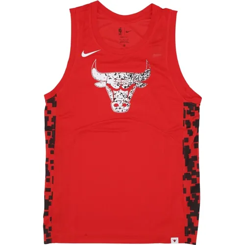 Sportswear, male, , Size: XL Chicago Bulls Basketball Tank Top - Nike - Modalova