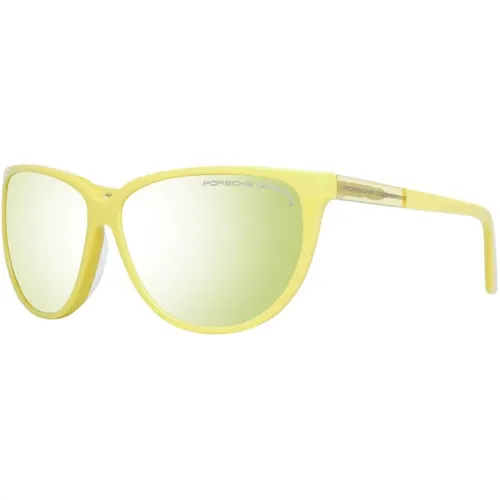 Gelbe Damen Schmetterling Sonnenbrille - Porsche Design - Modalova