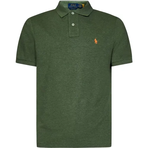 Cargo Grüne Polo T-Shirts und Polos , Herren, Größe: M - Polo Ralph Lauren - Modalova