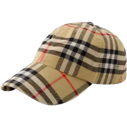 Cotton hats , female, Sizes: ONE SIZE - Burberry - Modalova