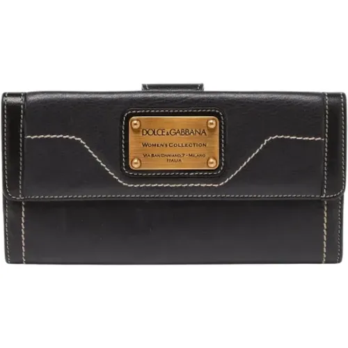 Pre-owned Wallets, female, , Size: ONE SIZE Pre-owned Leather wallets - Dolce & Gabbana Pre-owned - Modalova