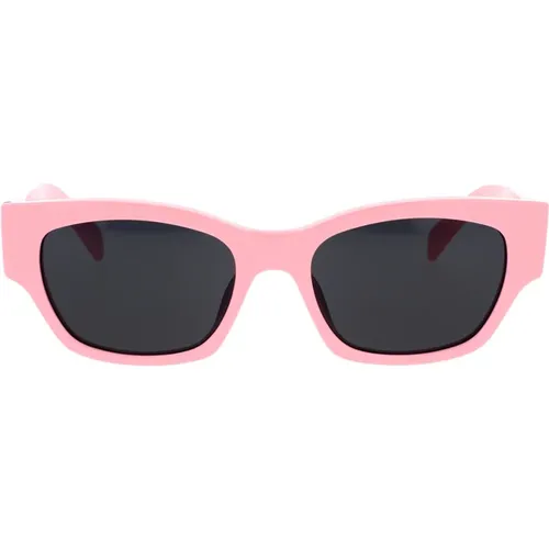 Stylish Cat-Eye Sunglasses with Dark Grey Lenses , unisex, Sizes: 54 MM - Celine - Modalova