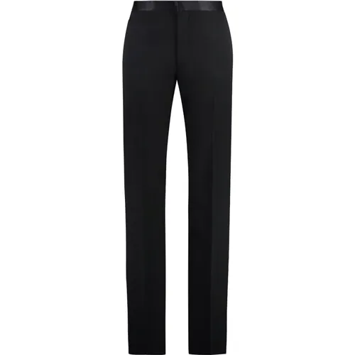Straight Trousers, male, , Size: L Classic Wool Trousers - Givenchy - Modalova