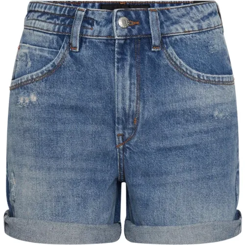 Damen Jeansshorts in Blau mit trendigem Touch , Damen, Größe: W27 - drykorn - Modalova