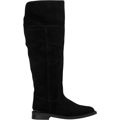 Slit Flat Boot , female, Sizes: 3 UK, 6 UK, 5 UK, 7 UK, 4 UK - Alma en Pena - Modalova