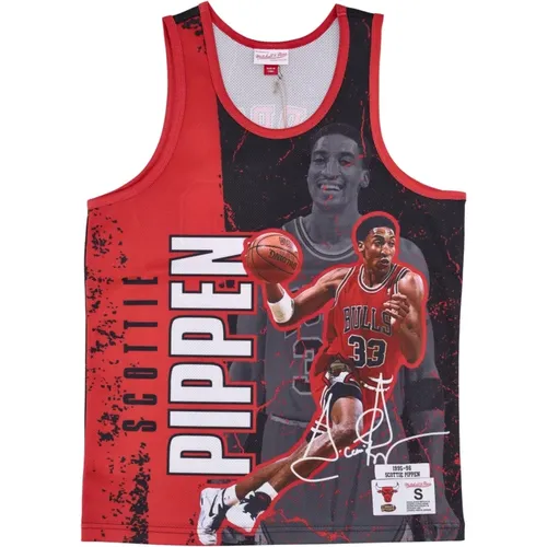 Sportswear, male, , Size: XL Chicago Bulls Tank Top Scottie Pippen - Mitchell & Ness - Modalova