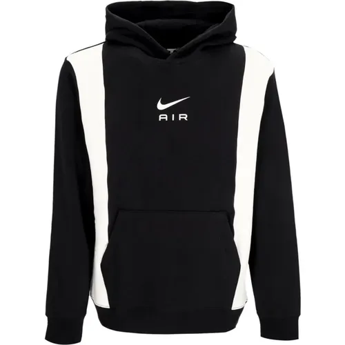 Hoodies, male, , Size: S Air Po Hoodie Fleece Sweatshirt - Nike - Modalova