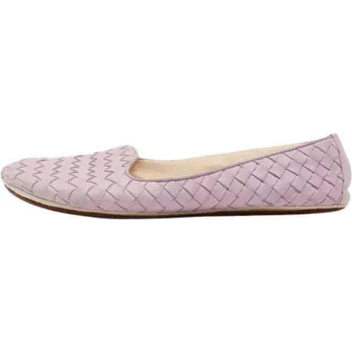 Pre-owned Leather flats , female, Sizes: 3 1/2 UK - Bottega Veneta Vintage - Modalova