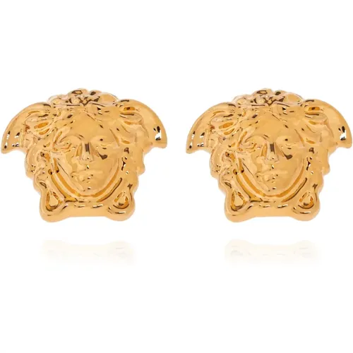 Earrings, unisex, , Size: ONE SIZE Medusa head shaped earrings - Versace - Modalova